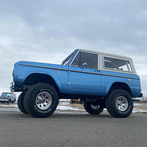 Early Electric Bronco Steps