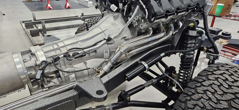 1966 -1977 Early Bronco 5.0 Coyote Gen 4 Swap Engine Headers Patriot Classic