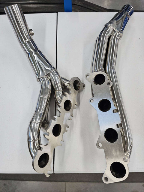 1966 -1977 Early Bronco 5.0 Coyote Gen 4 Swap Engine Headers Patriot Classic