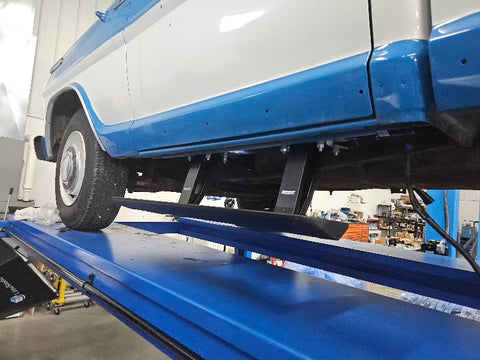 Classic Ford Truck Power Electric Steps Extended 8" Drop