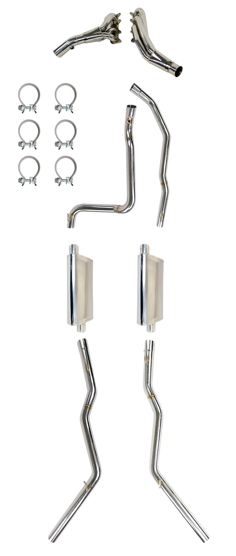 1966 - 1977 Early Bronco 5.0 Coyote Exhaust System Patriot Classic