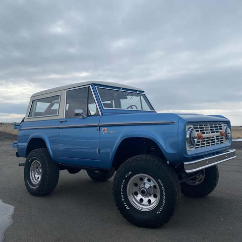 Early Electric Bronco Steps