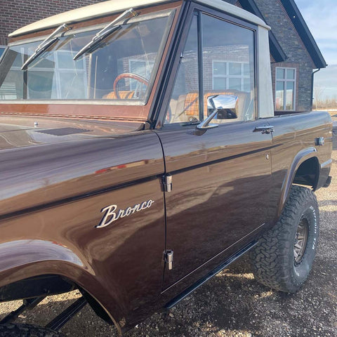 Early Electric Bronco Steps